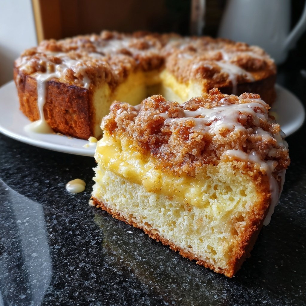Streuselkuchen Mit Pudding Vom Blech