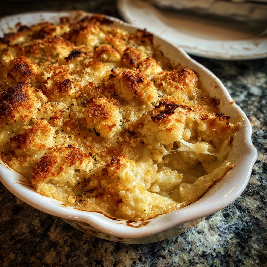 Blumenkohl Gratin Mit Semmelbröseln