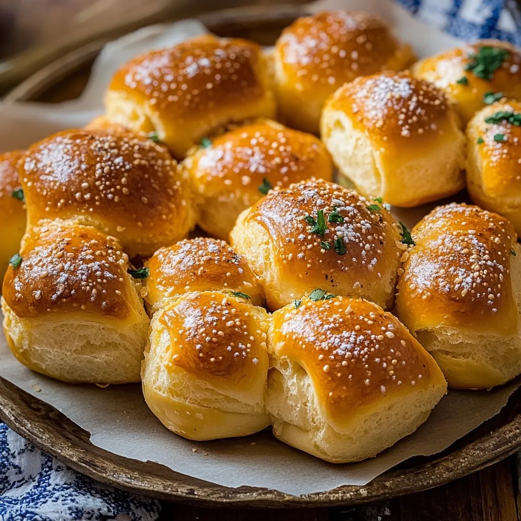 Fluffige Knoblauchbrötchen