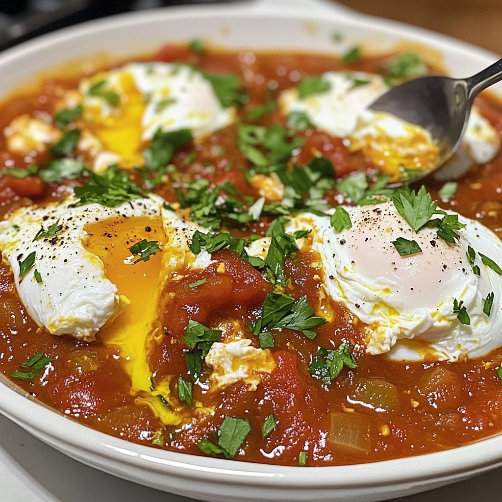 Shakshuka mit Kräutern