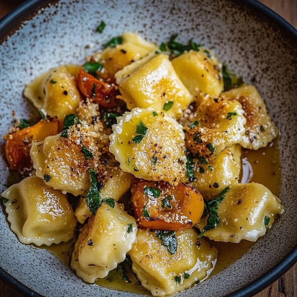 Bunte Ravioli-Gemüse-Pfanne