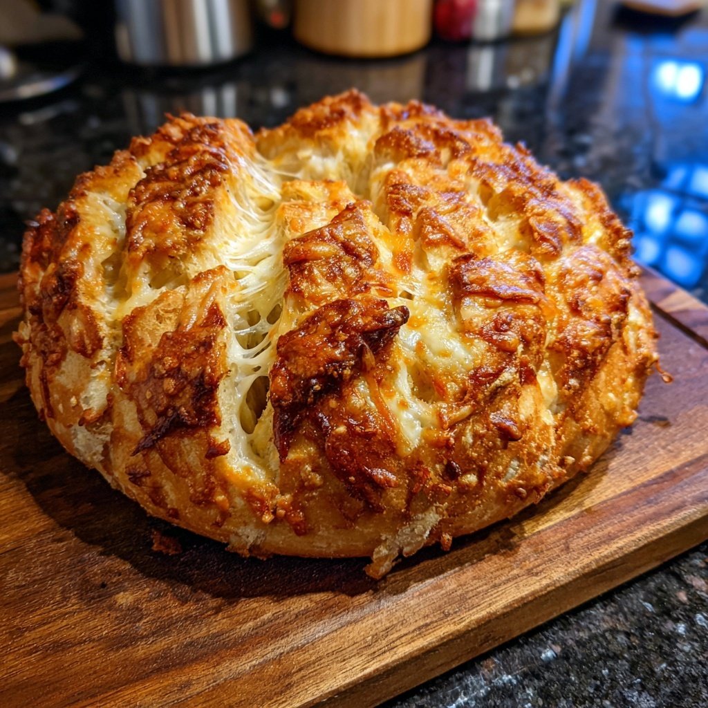 Zupfbrot Mit Käse Kruste