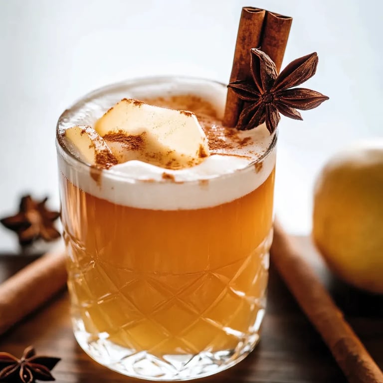 Heißer Apfelpunsch mit Likör