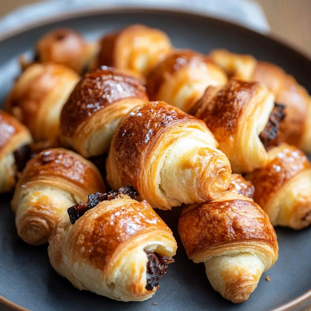 Gefüllte Mini-Croissants