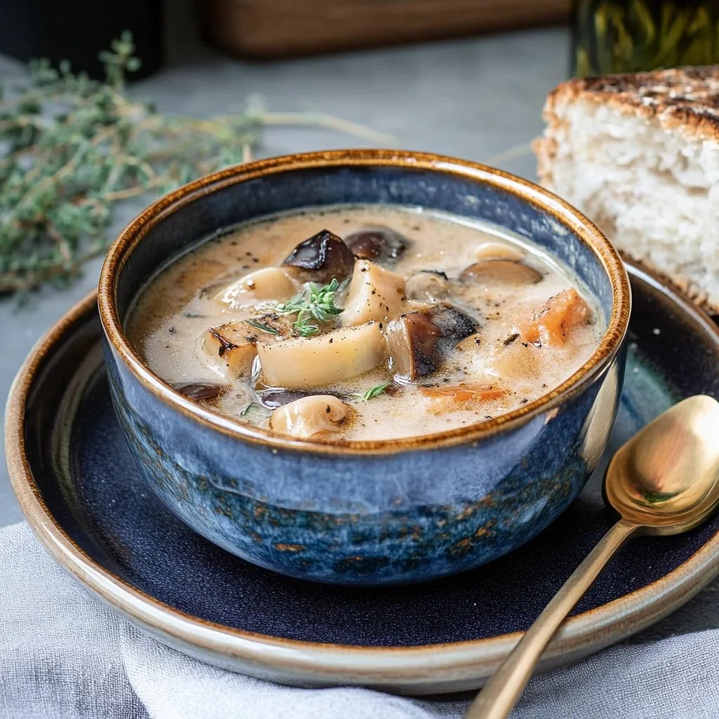 Getrüffelte Maronisuppe