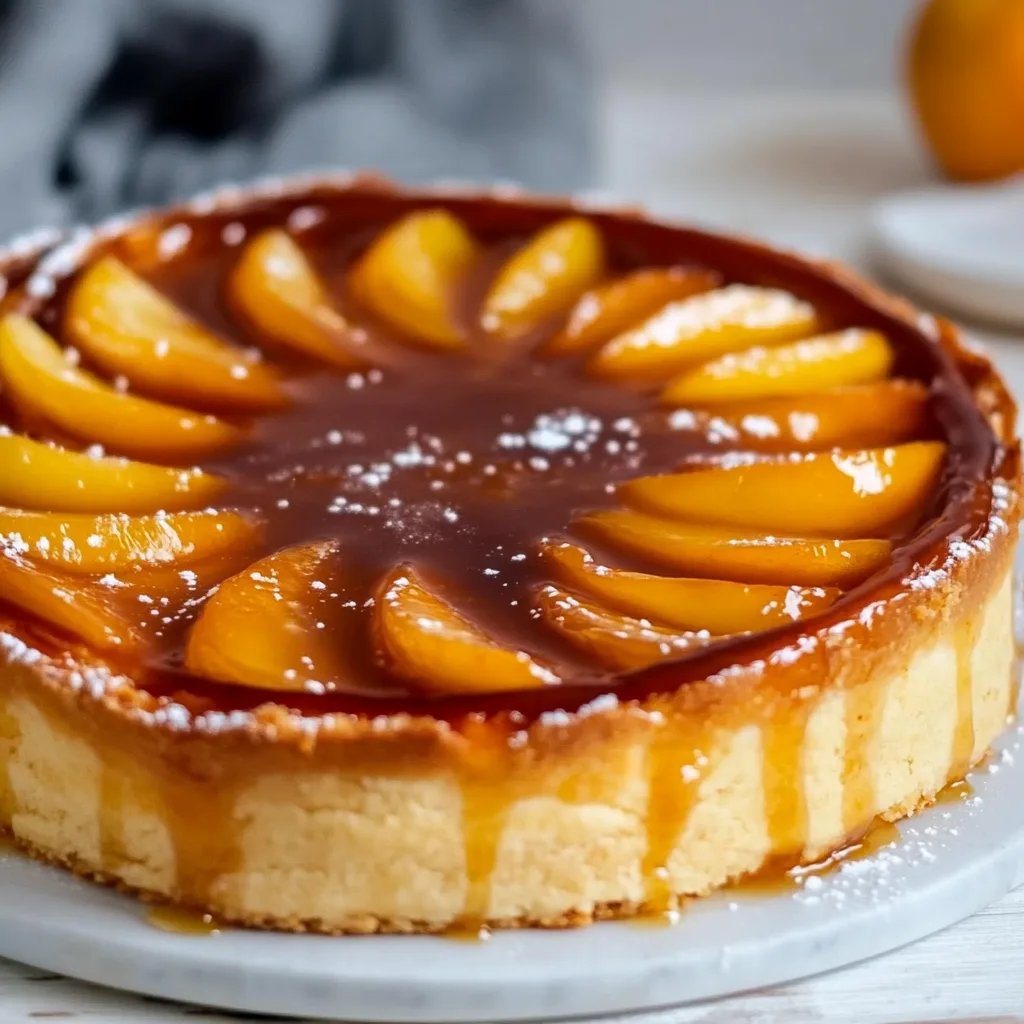Apfelkäsekuchen mit Salzkaramell
