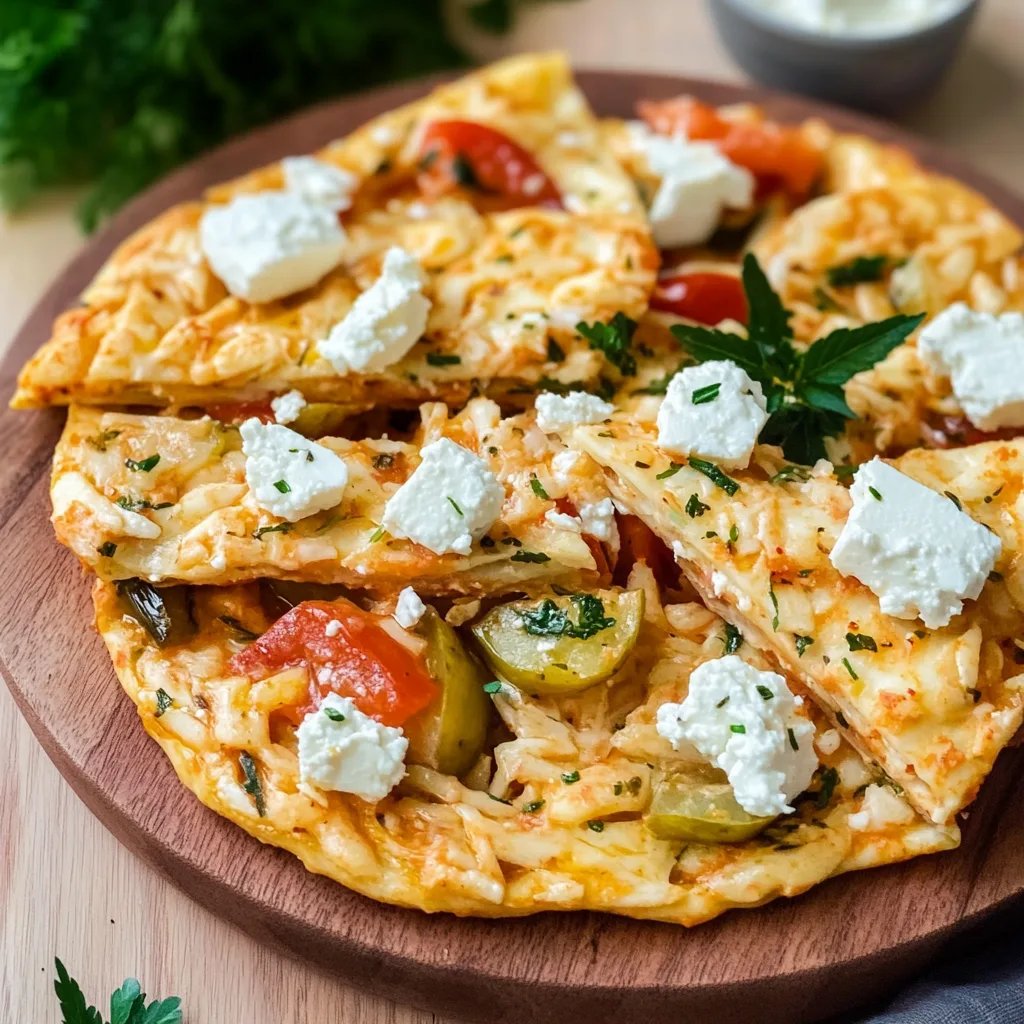 Gemüse Reispfanne mit Feta