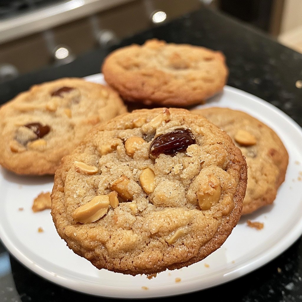 Dattel-Erdnussbutter-Cookies – vegan