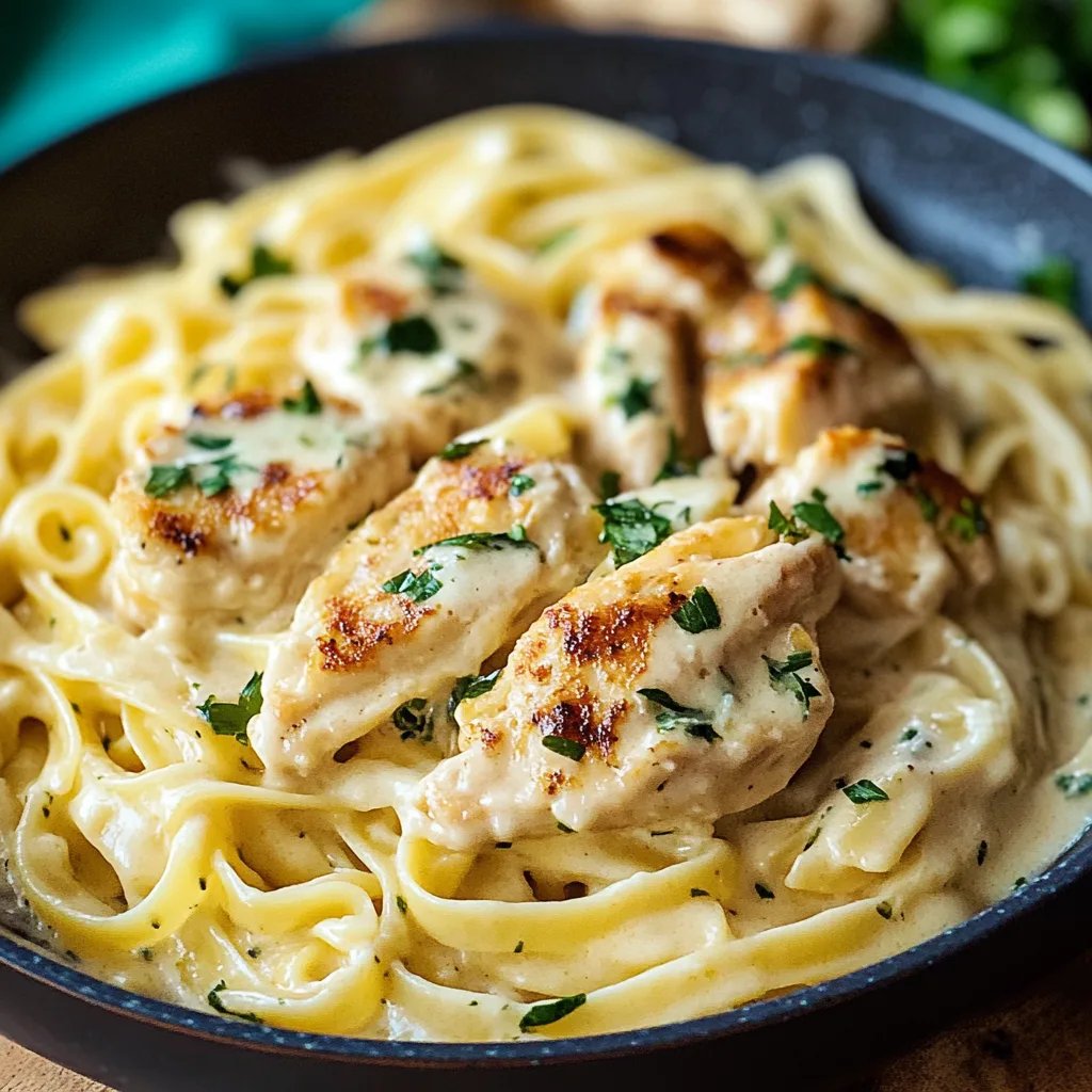 Hähnchen Alfredo Pasta