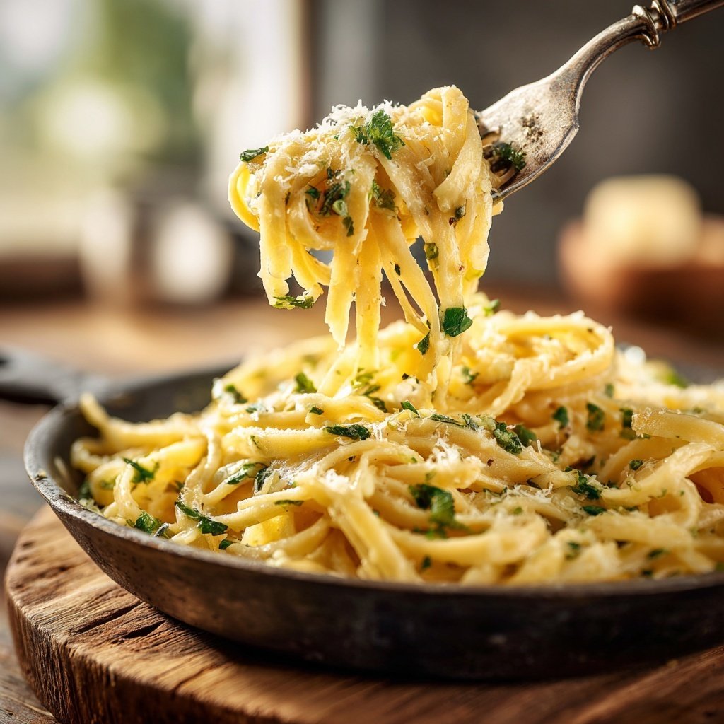 Schnell & Einfach 15-Minuten Knoblauchpasta