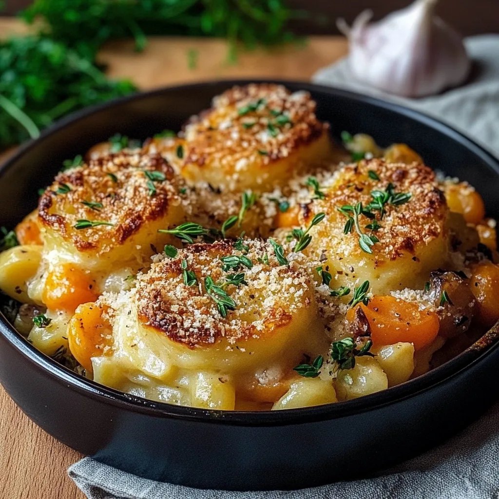 Spätzleauflauf mit Gemüse