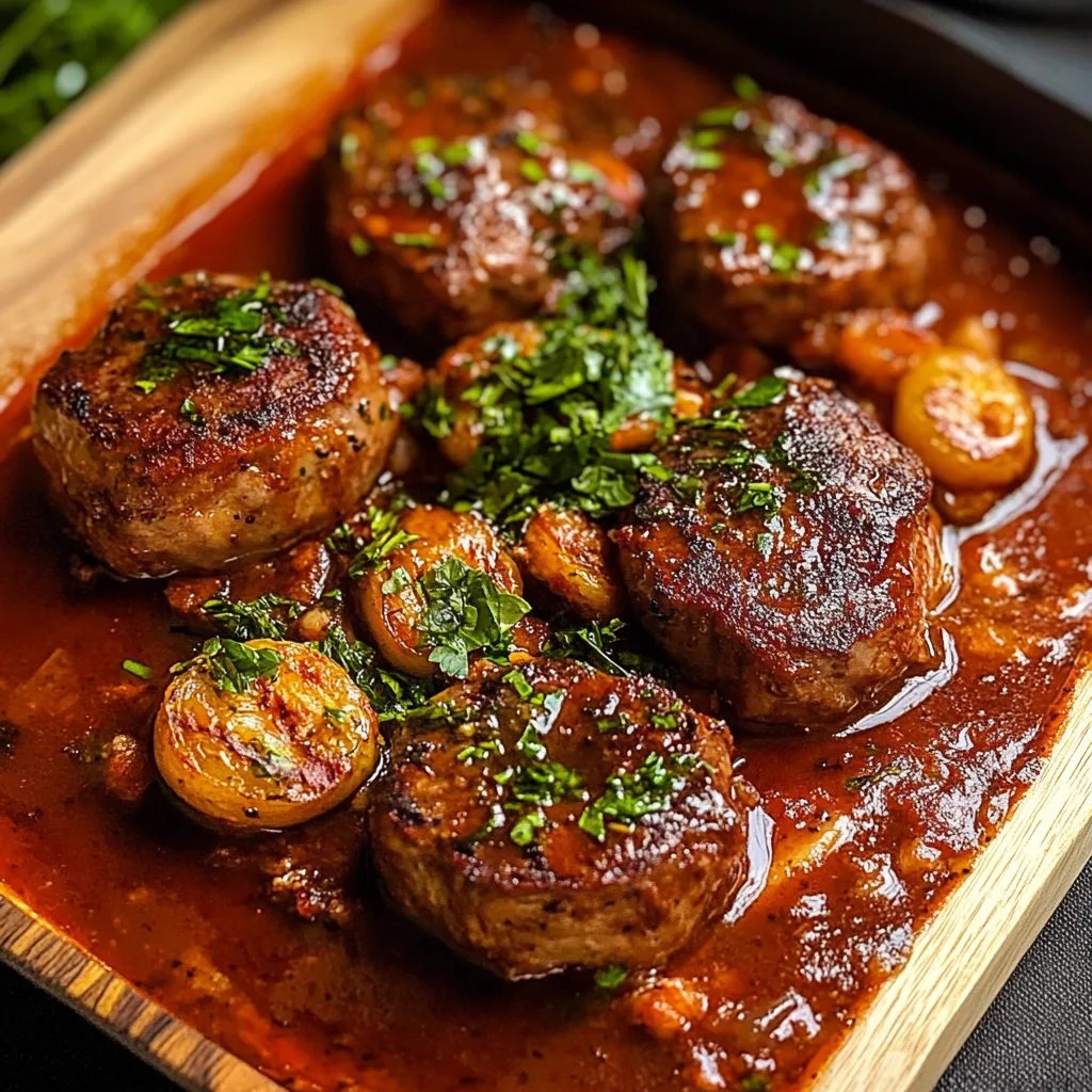 Spanische Fleischbällchen-Tapa