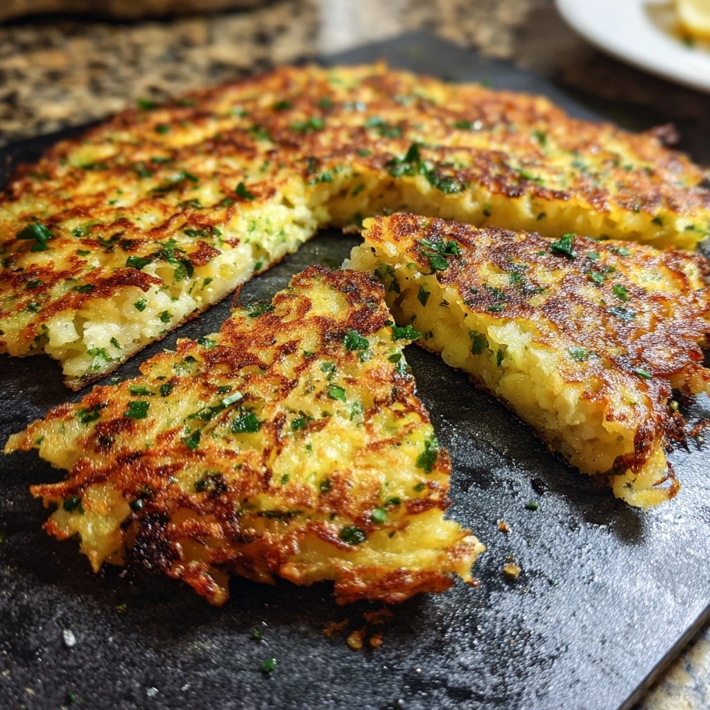 Blumenkohl Rösti Knusprig
