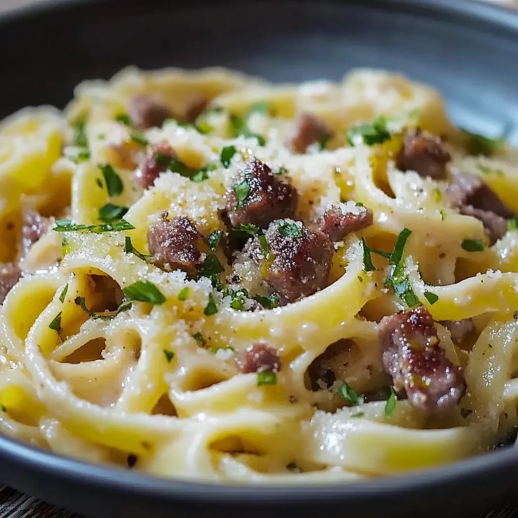 Käse Lauch Pasta mit Hackfleisch